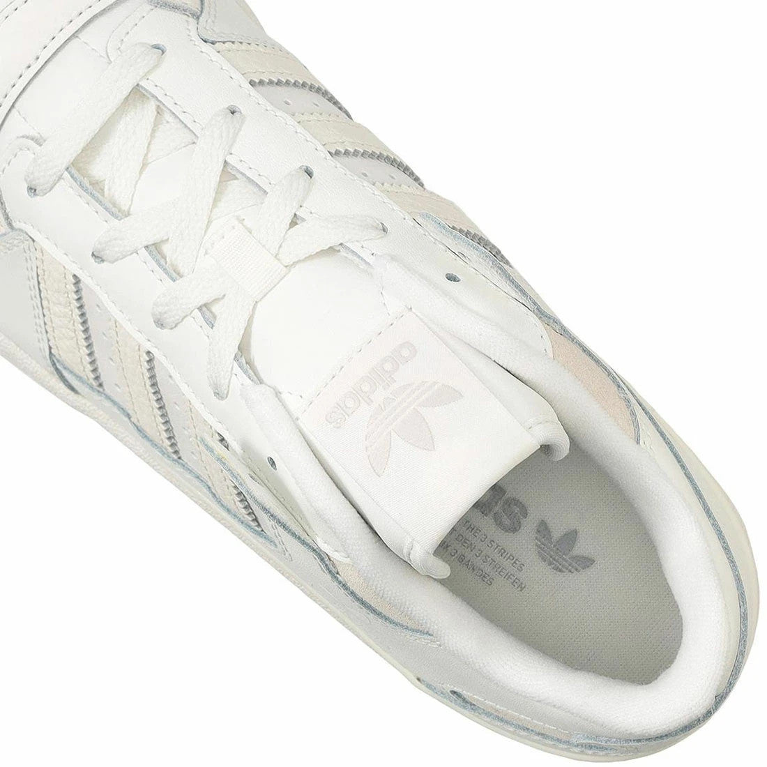 IH7828 adidas Originals Forum Low CL Core White Cloud White Grey One (Men's)
