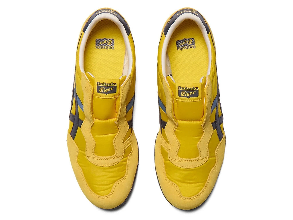 1183C615-750 Onitsuka Tiger Serrano Slip-On Sunflower Yellow/Indigo Navy (Men's)