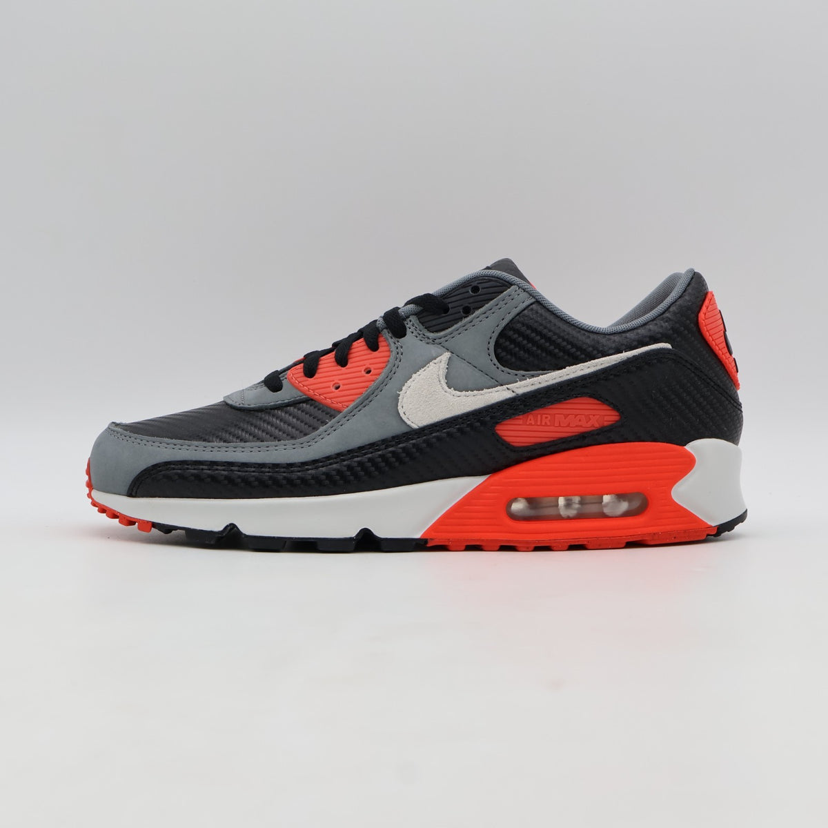 HM9432-001 Nike Air Max 90 PRM Cool Grey and Black (Men's)