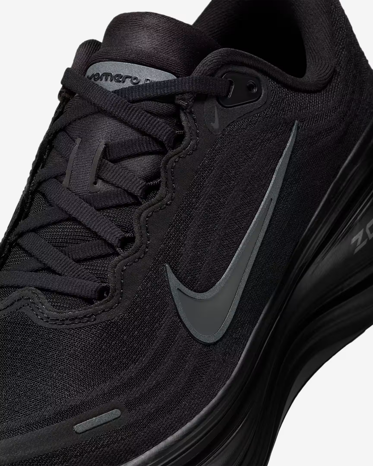HV8154-001  Nike  Vomero Plus Black Metallic Dark Grey (Women's)