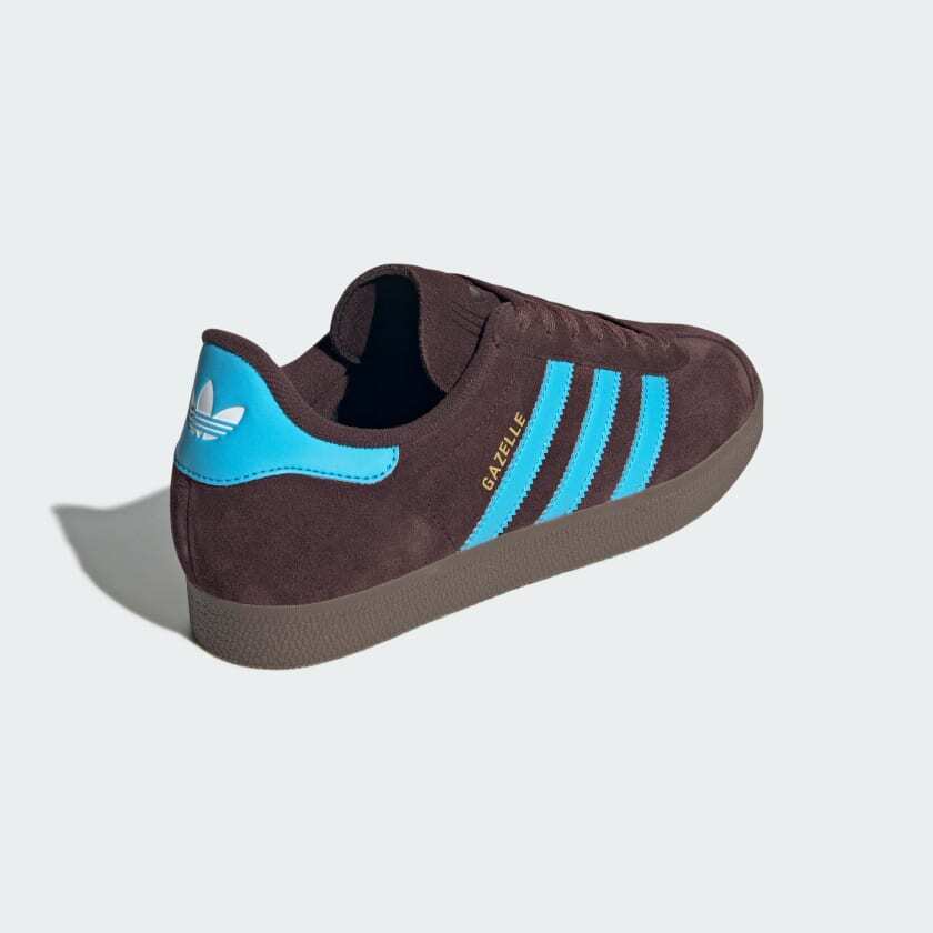 JH5392 adidas Originals Gazelle Shadow Brown Sky Rush Cloud White (Men's)