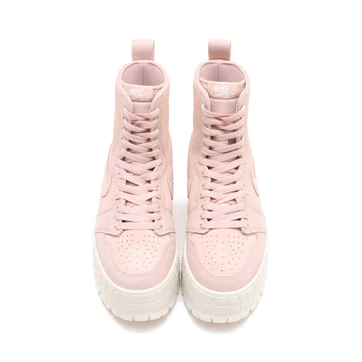 FJ5737-601 Nike Women's Air Jordan 1 Brooklyn Pink Suede (Women's)