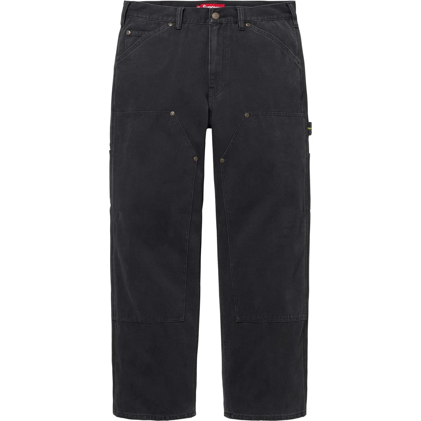 Supreme Double Knee Painter Pant Black (24FW)