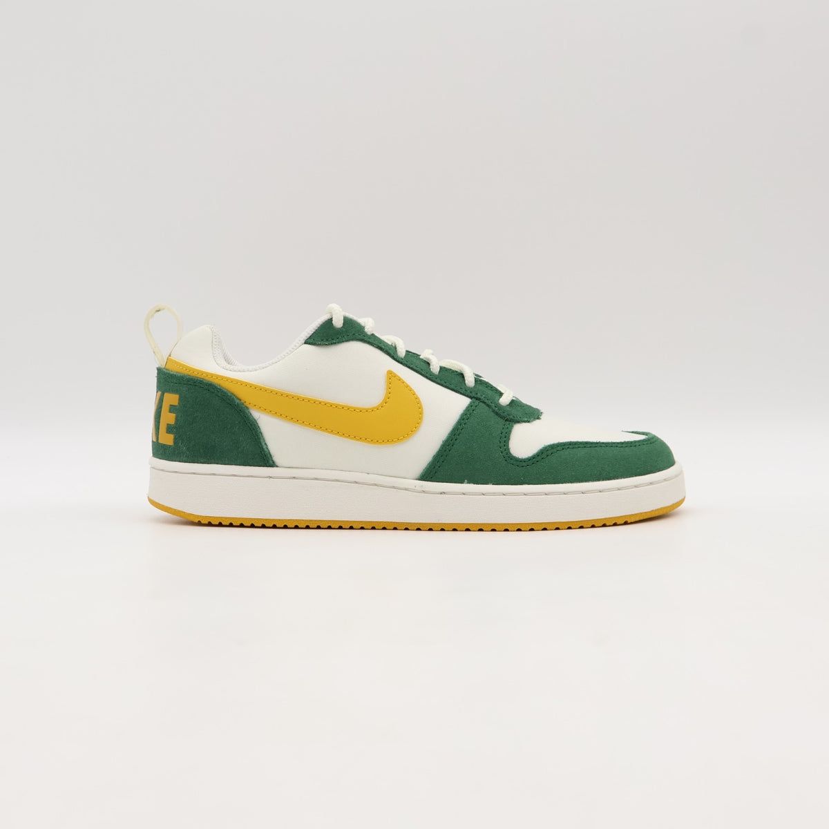 844881-100 Nike Court Borough Low Premium Sail Gorge Green Yellow Ochre (Men's)