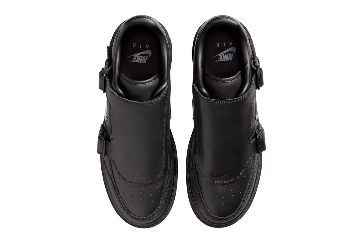 JA3822-010 Nike Air Force 1 Low Luxe "Black" (Unisex)