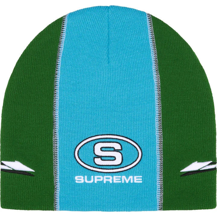Supreme Racing Panel Beanie Green