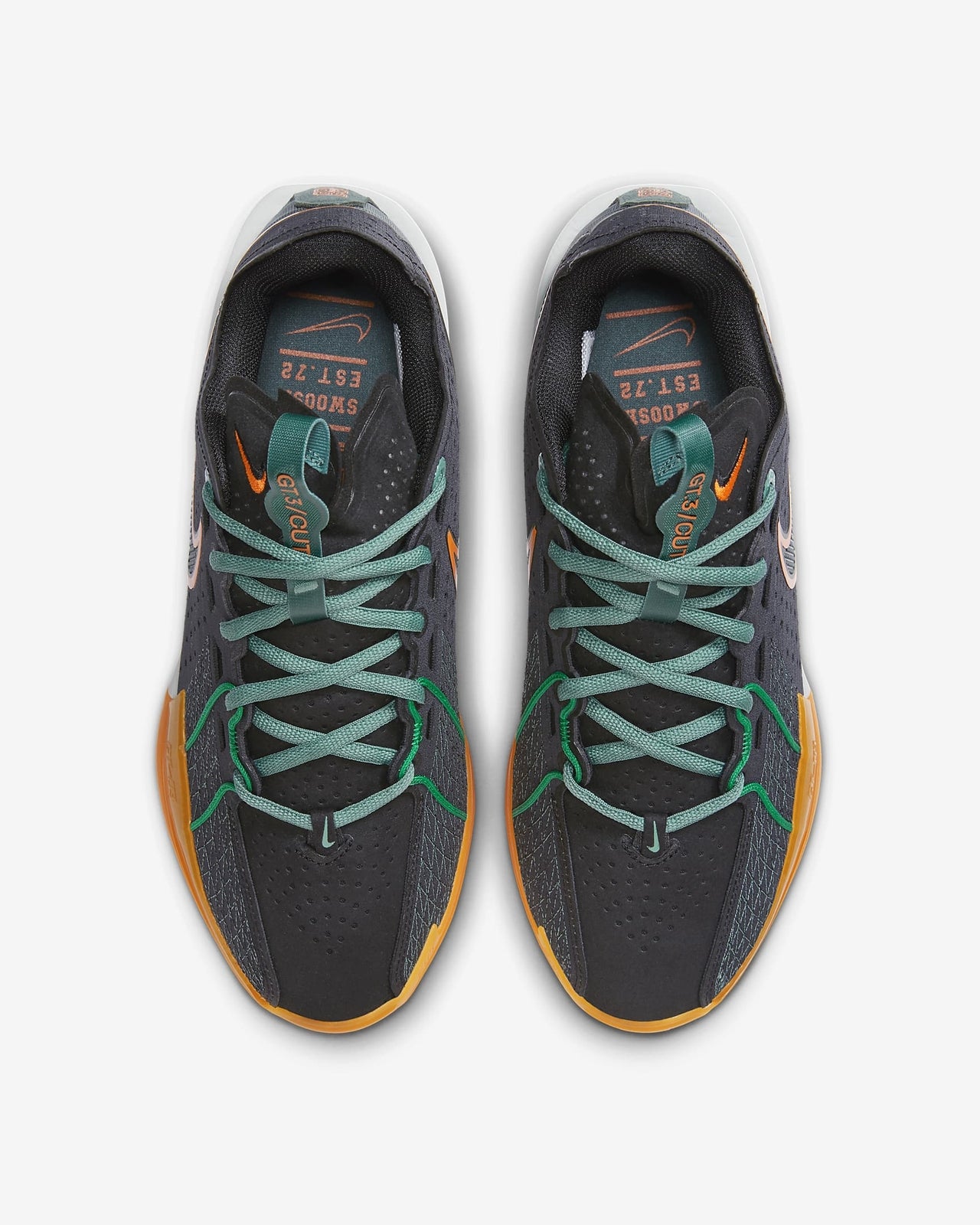 DV2918-001 Nike G.T. Cut 3 Black Vintage Green Bicostal Malachite (Men's)