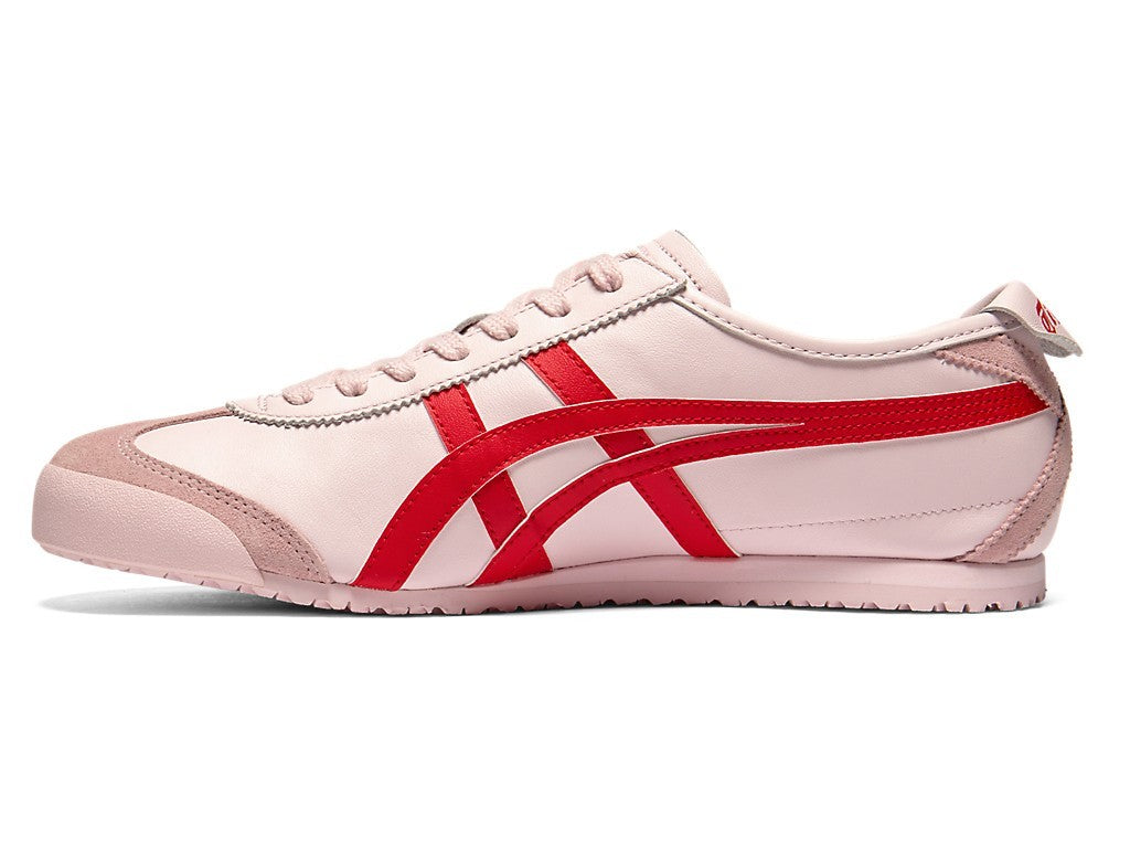 1183C102-702 Onitsuka Tiger Mexico 66 "Crystal Pink/Classic Red" (Men's)