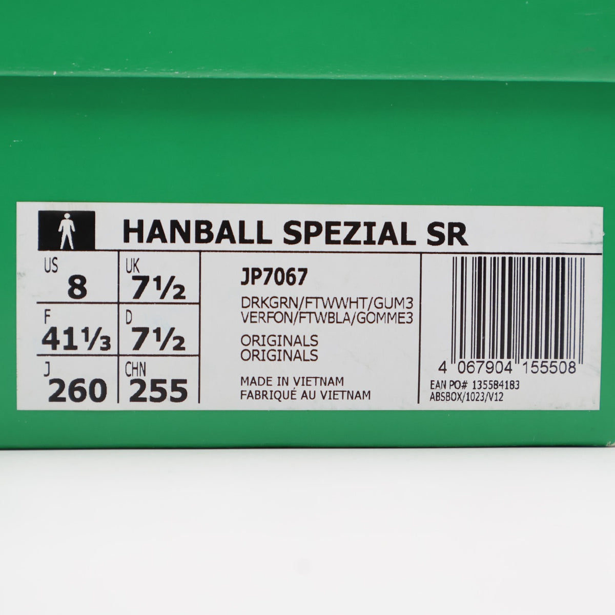 JP7067 Sporty Rich adidas Originals Handball Spezial Dark Green (Men's)
