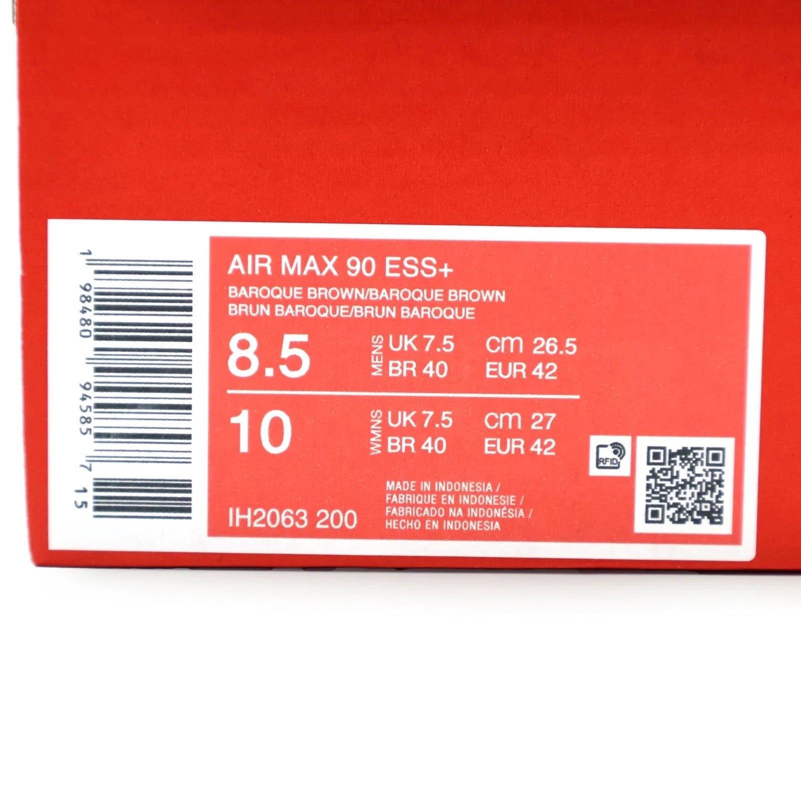 IH2063-200 Nike Air Max 90 ESS+ Baroque Brown (Men's)