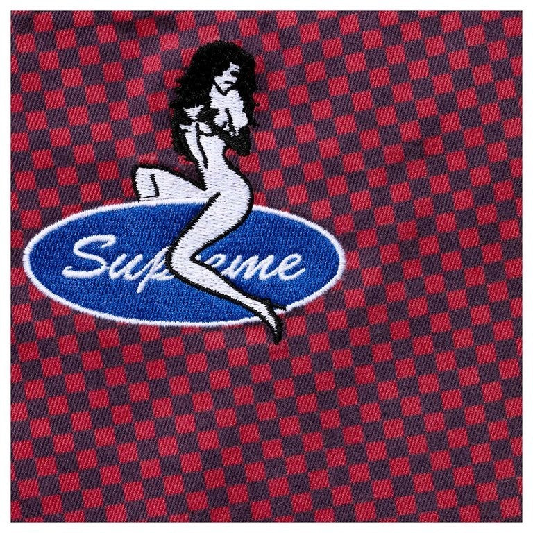 Supreme Chino Pant Red Checkerboard (26FW)