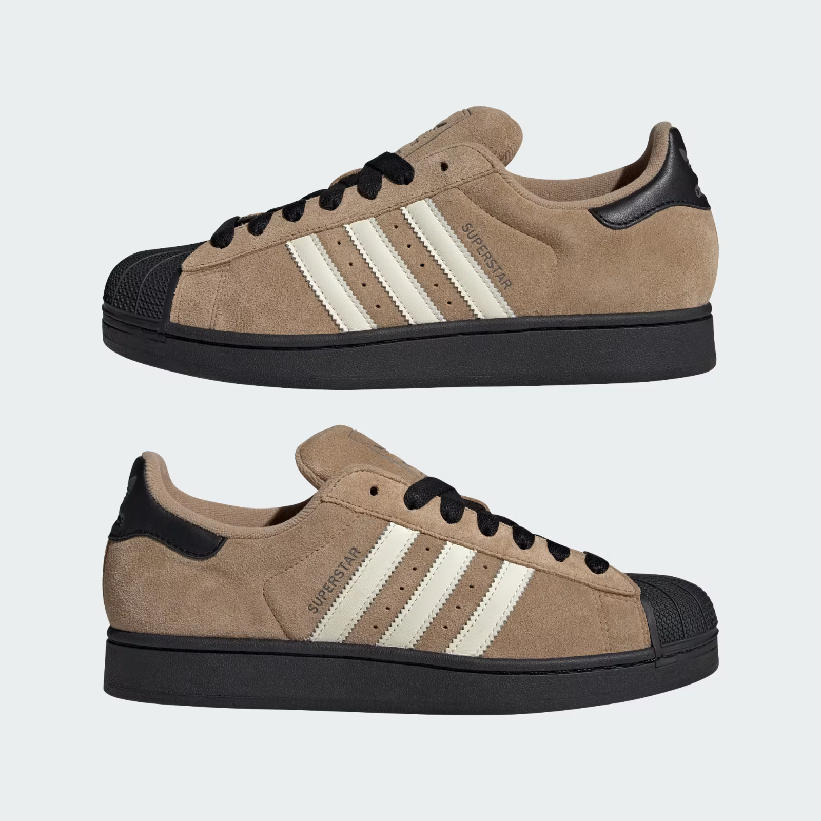 JQ3221 adidas Orignals Superstar 2 Brown Cream White Core Black (Men's)