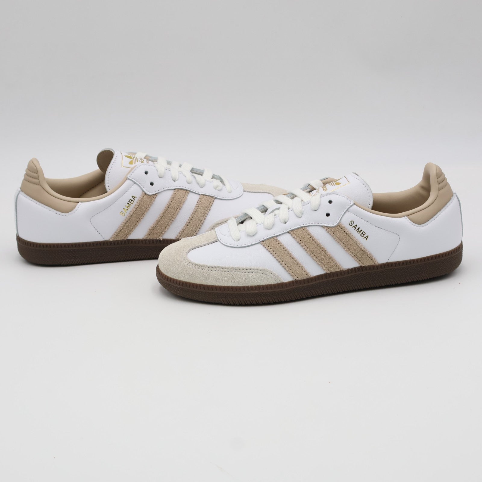 JI0218  adidas Samba OG White Brown Gum (Men's)