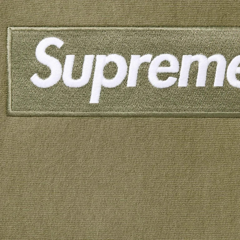Supreme Box Logo Hooded Sweatshirt (25FW) Light Olive