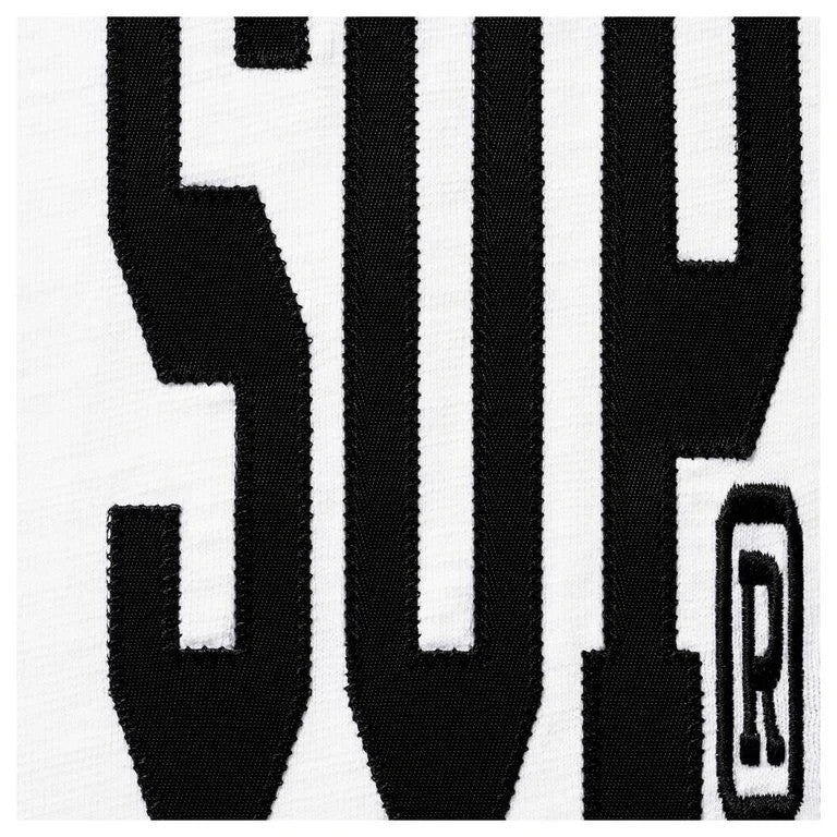 Supreme Stretch AppliquÃ© S/S Top White