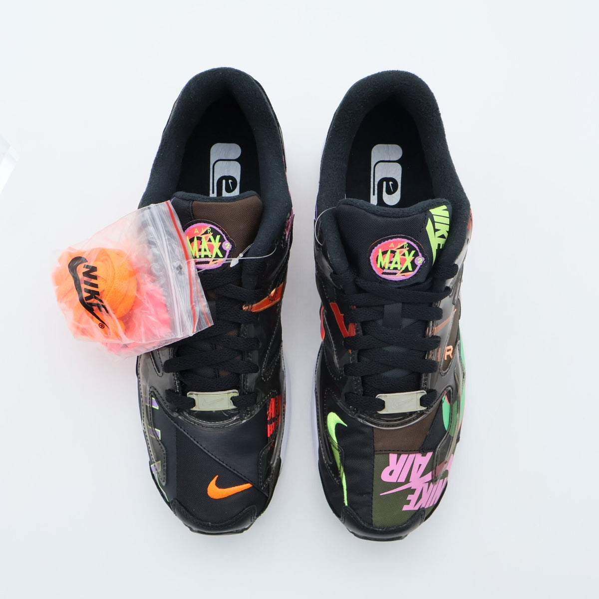 CI5590-001 atmos Nike Air Max 2 Light Black Racer Pink (Men's)