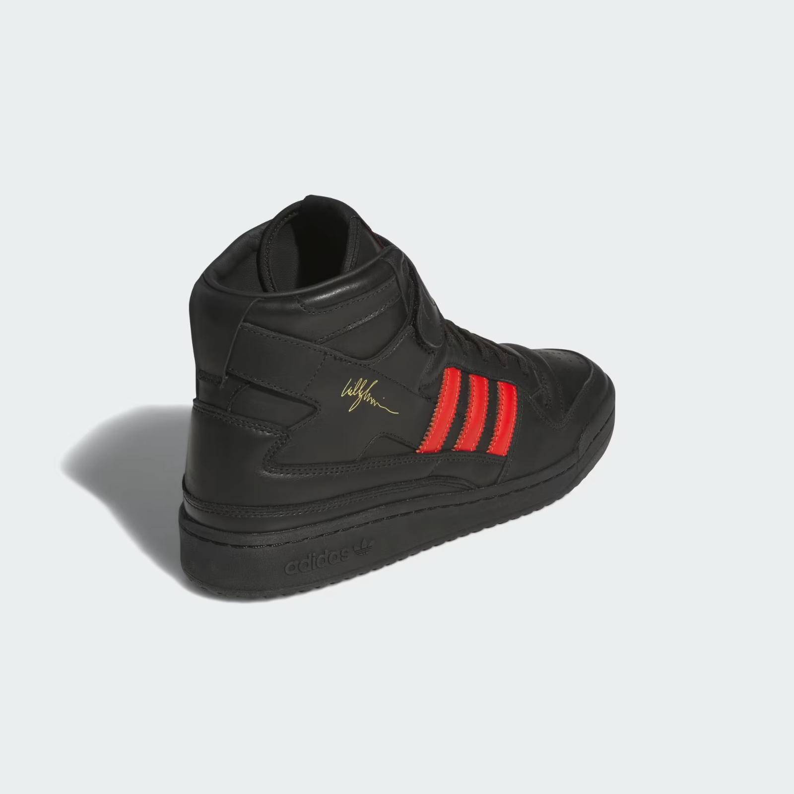 KK3695 Willy Chavarria Ã adidas Originals Forum 84 Hi Black Red (Men's)