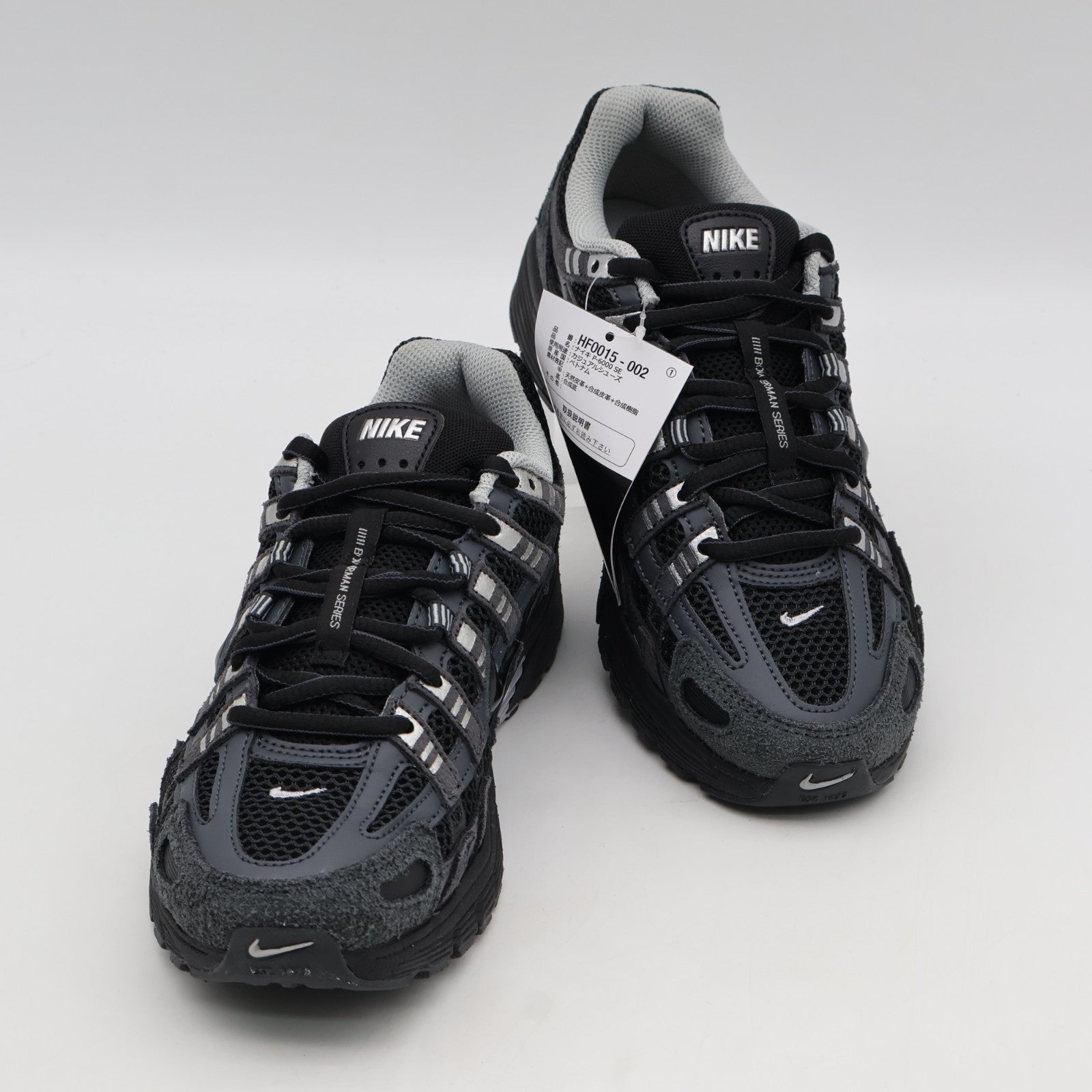 HF0015-002 Nike P-6000 SE Anthracite Chrome Metallic Silver Black (Men's)
