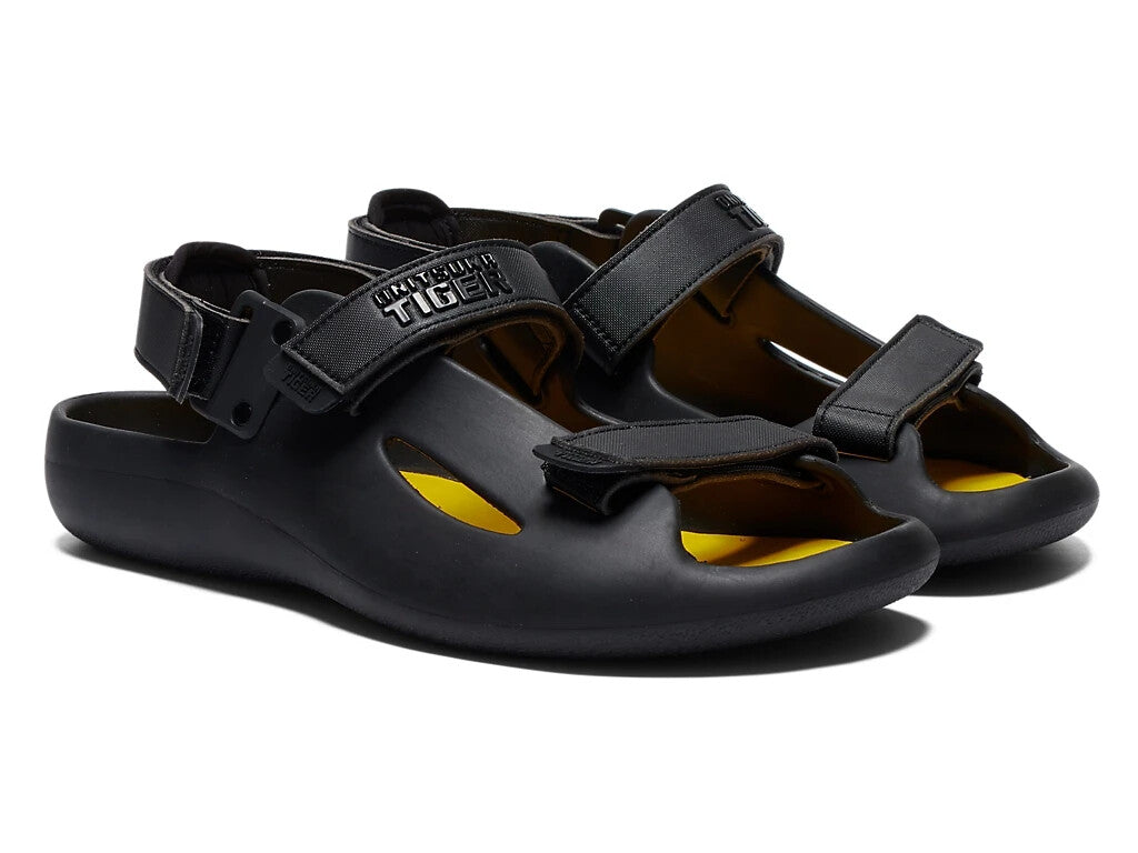 1183C368-001  ONITSUKA TIGER TIGER ERGONIO STRAP BLACK BLACK (Men's)