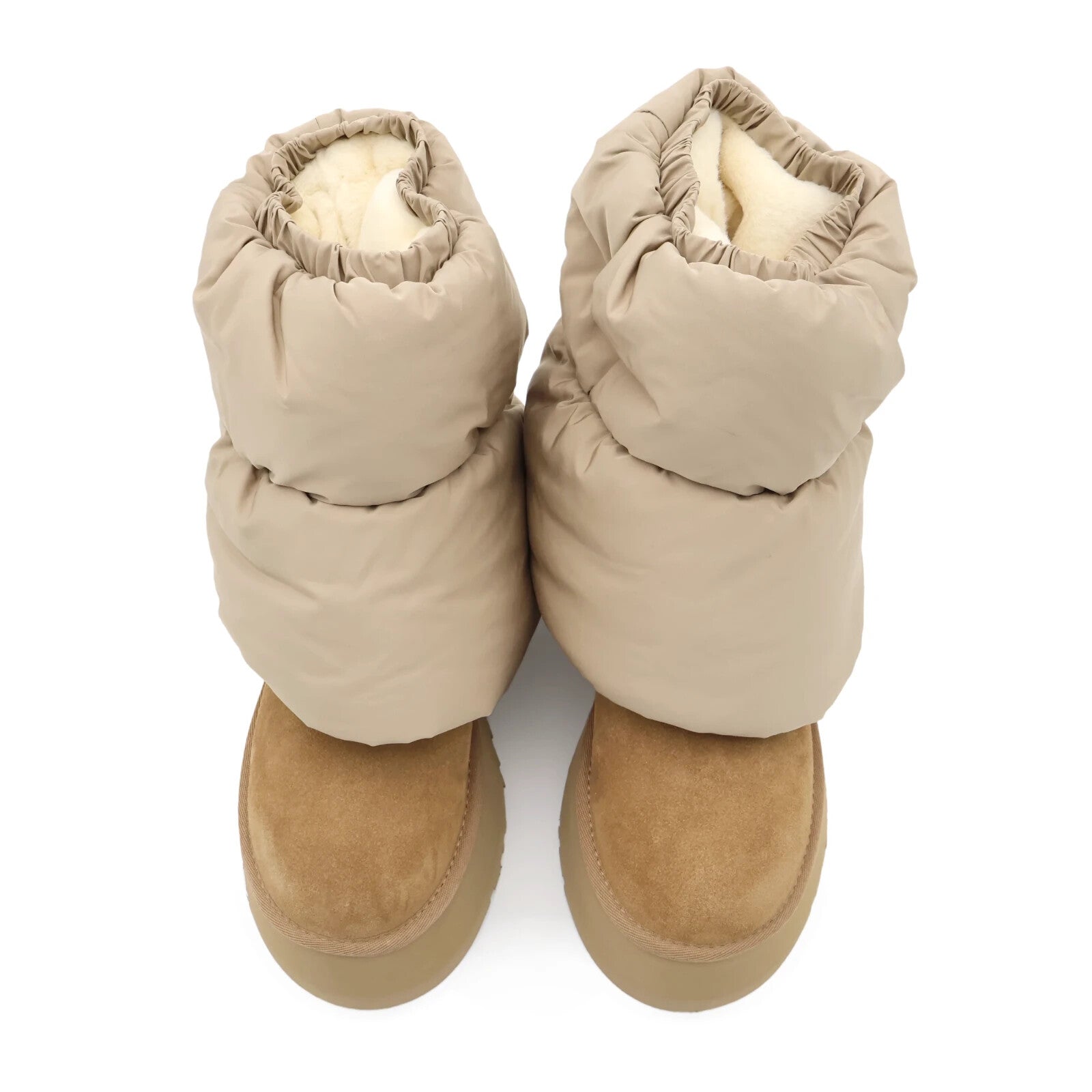 1158275-AHS UGG Women's Classic Mini Dipper Puffer Amphora Chestnut (Women's)