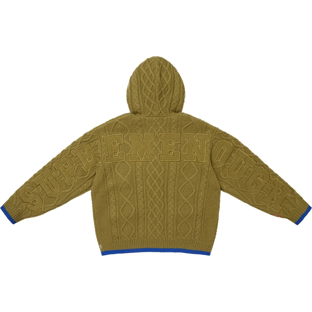 Supreme GOODENOUGH Zip Up Hooded Sweater Olive