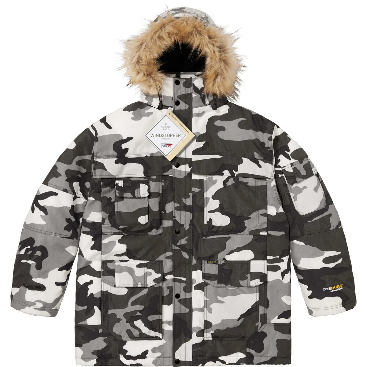 Supreme Cordura Snorkel Coat Snow Camo