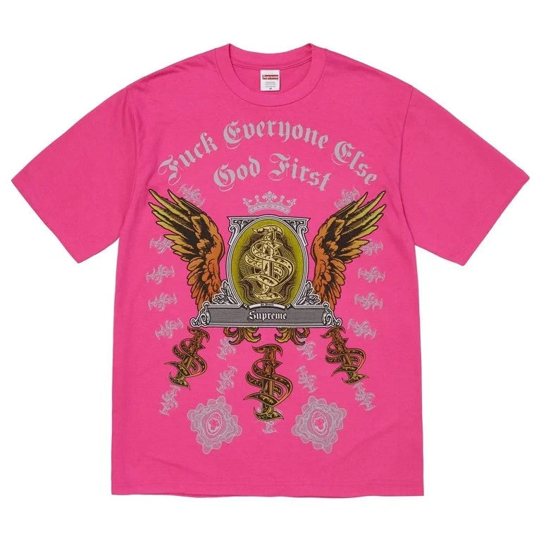 Supreme Money Tee Fuchsia