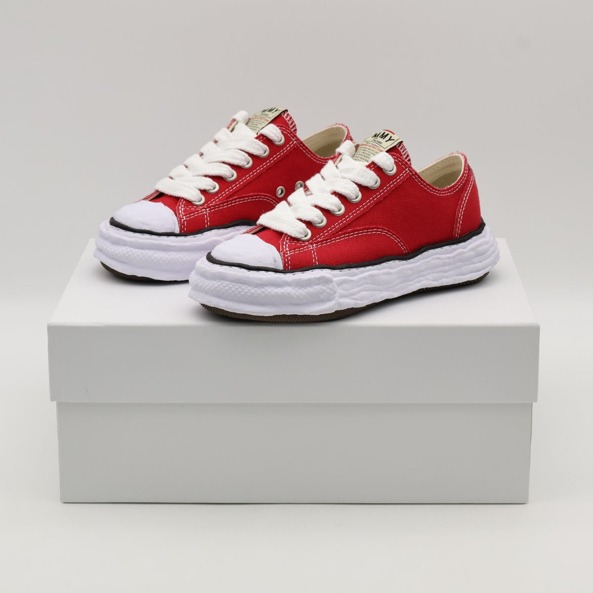 A11FW702-RED Maison MIHARA YASUHIRO PETERSON 23 Original Sole Canvas (Men's)