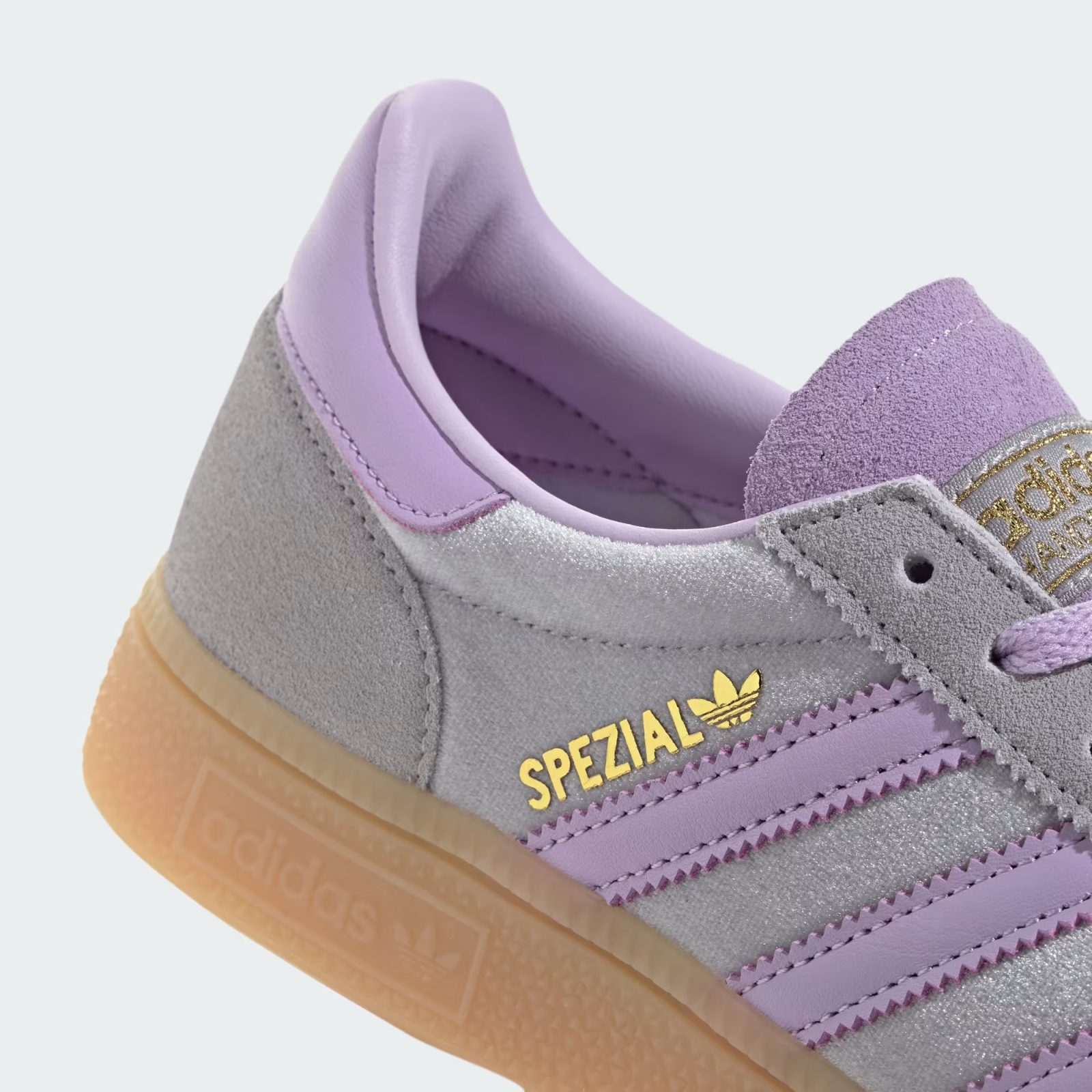 JR3646 adidas Originals Handball Spezial Glory Grey Powder Plum Gum (Men's)