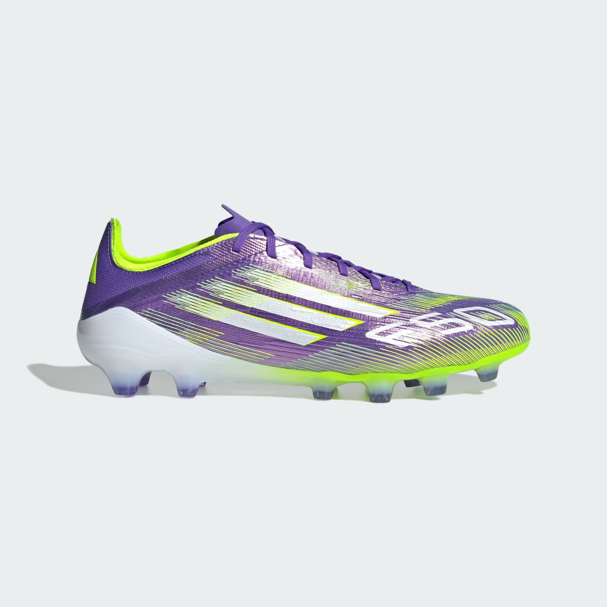 JR4396 adidas F50 Pro HG/AG Japan Purple Rush Cloud White Lucid Lemon (Men's)
