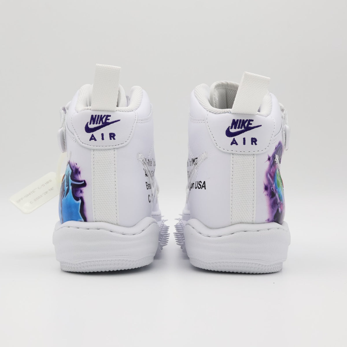 DR0500-100 Off-White Nike Air Force 1 Mid Graffiti (Men's)