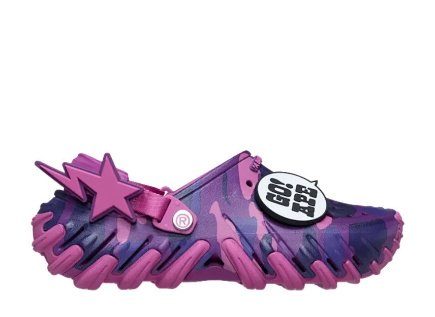 819112 BATHING APE x Crocs Echo RO Clog "Grapeberry" (Men's)