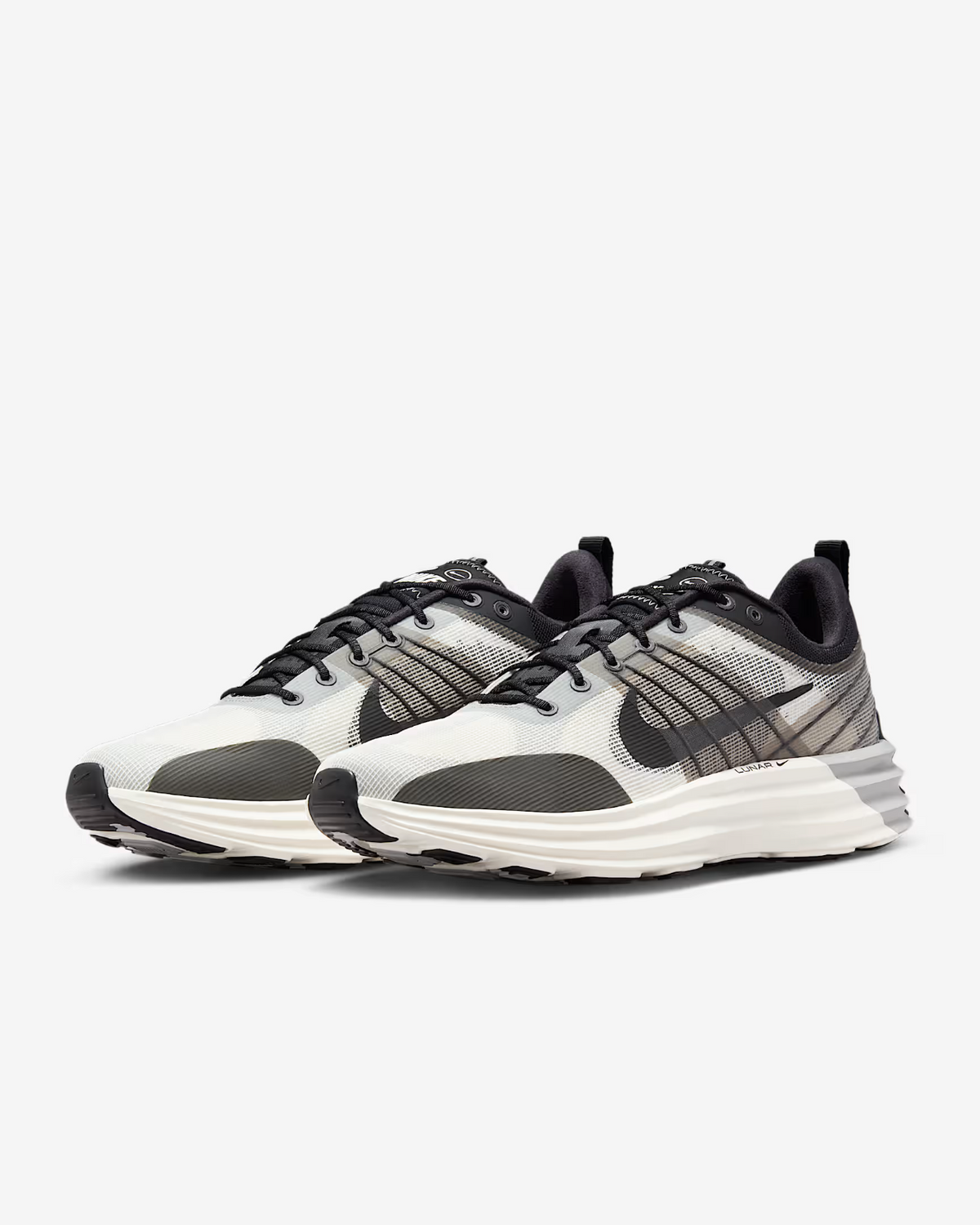 DV2440-102 Nike Lunar Roam Summit White Light Smoke Grey Black Black (Men's)