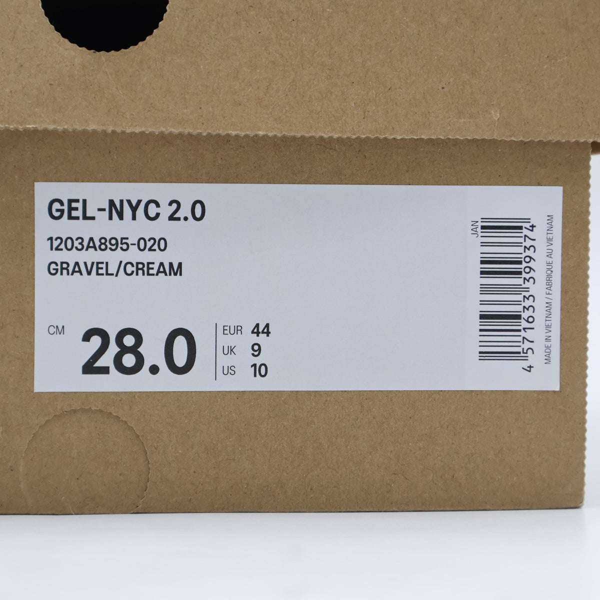 1203A895-020 Asics Gel-NYC 2.0 Gravel Cream (Men's)
