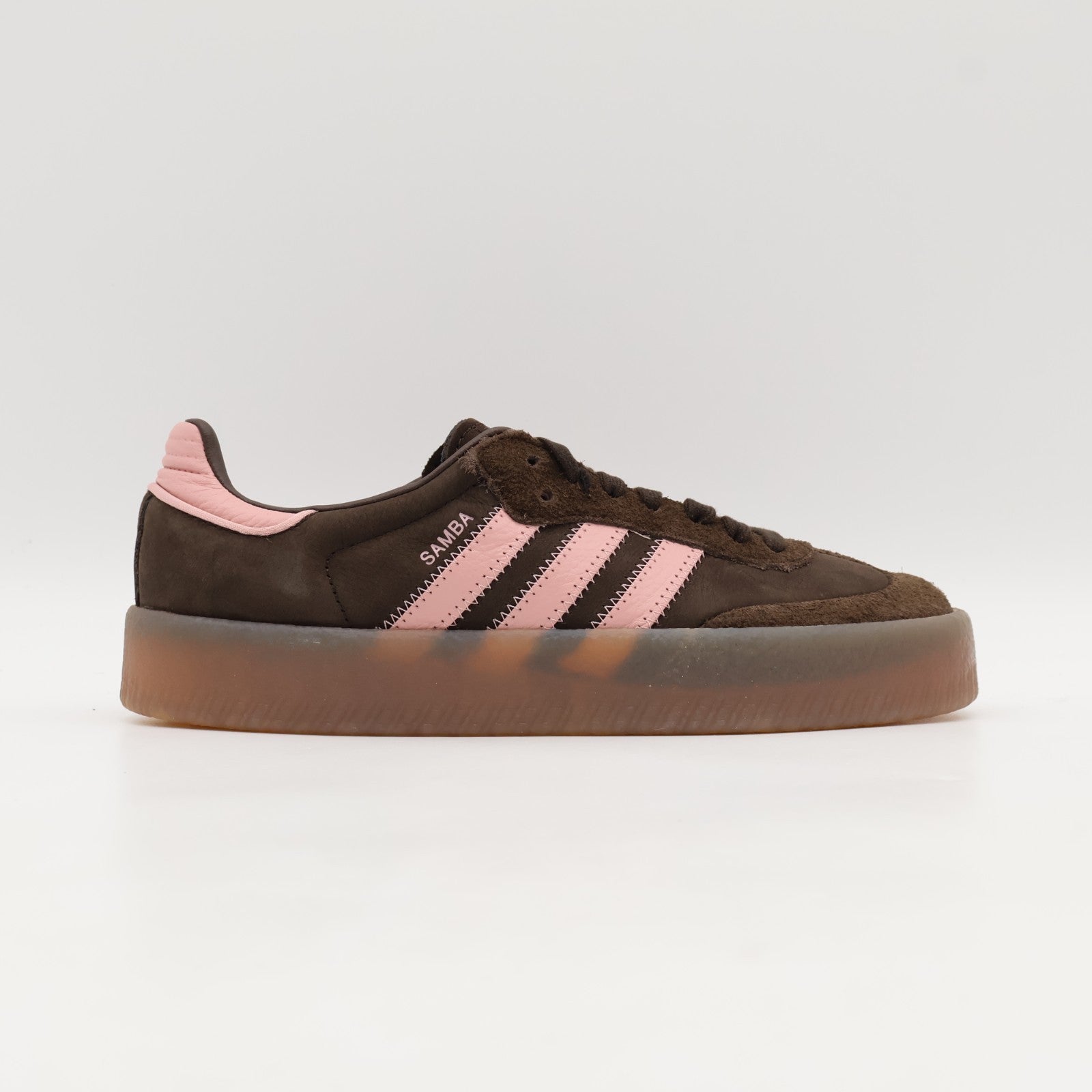 JI2744 adidas Originals Sambae Dark Brown Wonder Mauve Gum M2 (Women's)