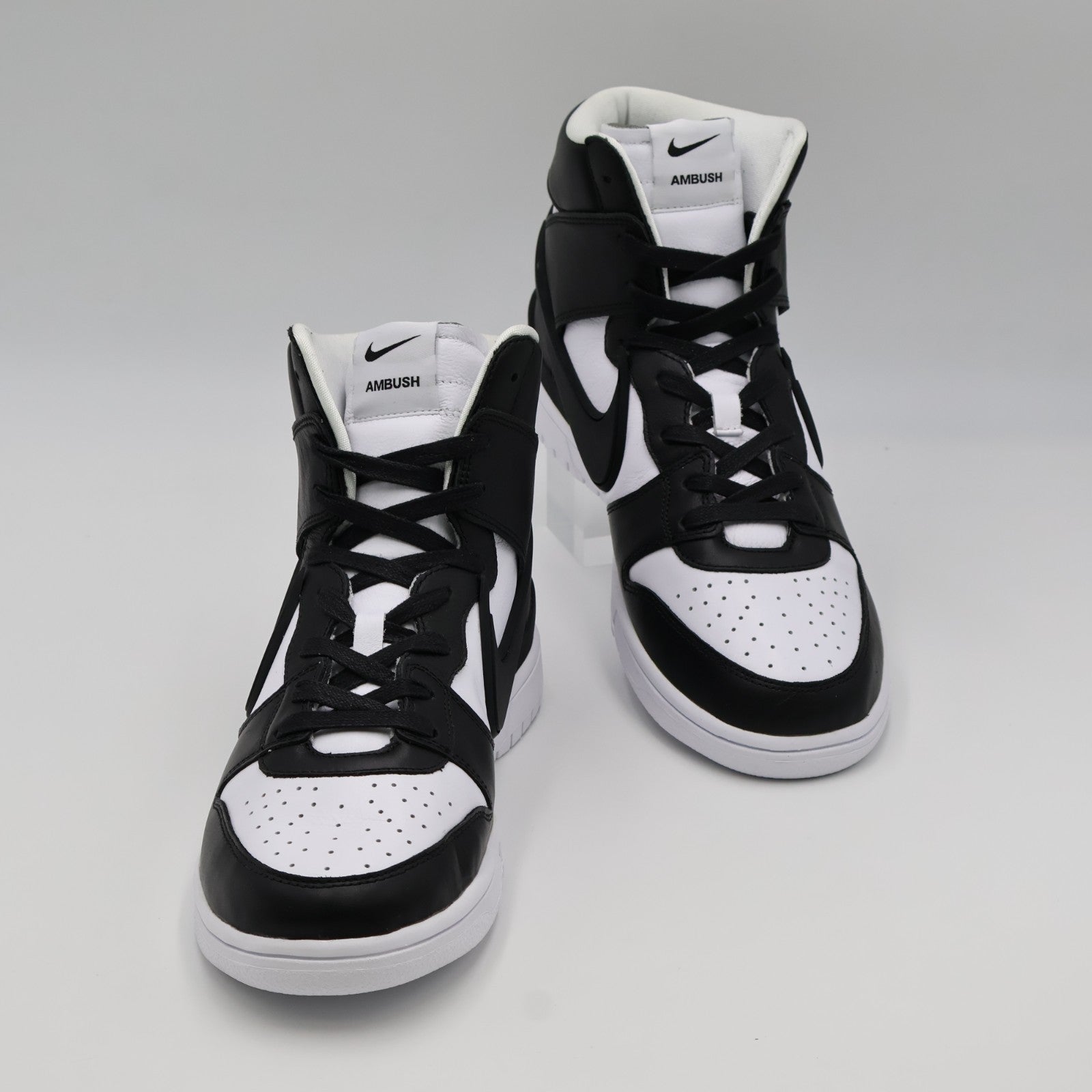 CU7544-001 Nike Dunk High AMBUSH Black White Spruce Aura Panda (Men's)