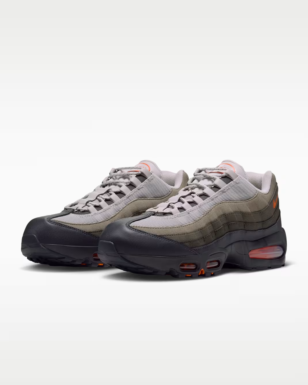 IQ7128-003 Nike Air Max 95 Big Bubble "Dark Loden/Safety Orange" (Men's)
