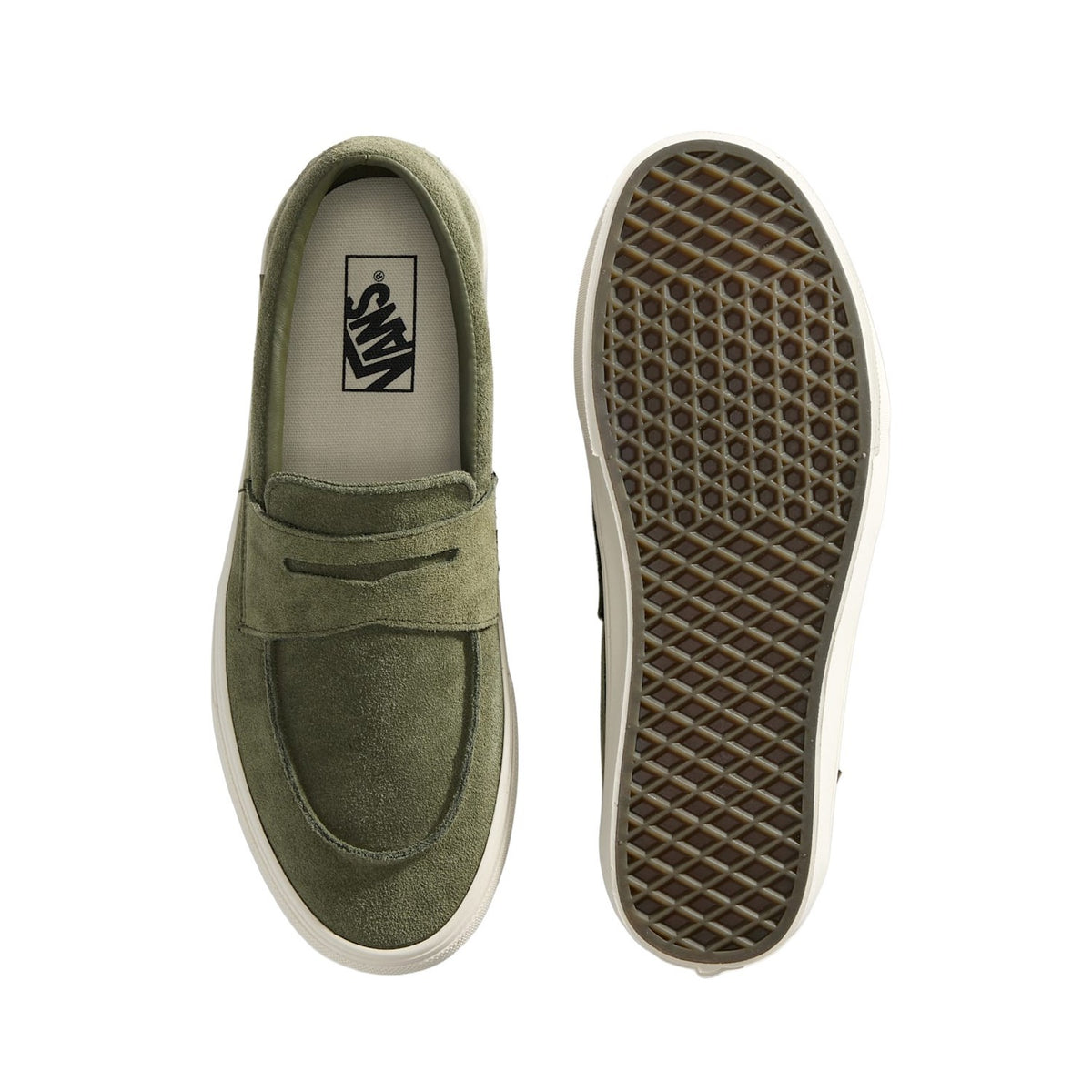 VN001159CJY Vans Loafer 53 Vintage Suede "Olive/Marshmallow" (Men's)