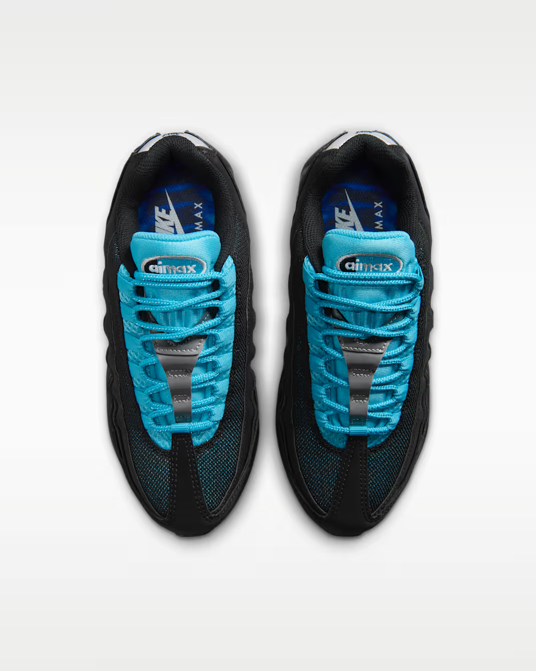 IR2756-001 Nike GS Air Max 95 SE "Black/Gamma Blue" (Kids)