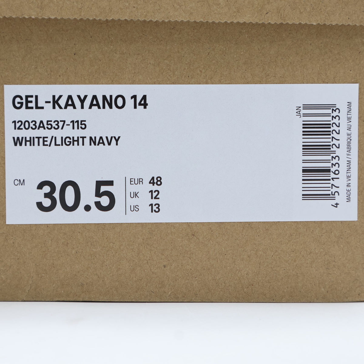 1203A537-115 Asics Gel-Kayano 14 Light Navy (Men's)