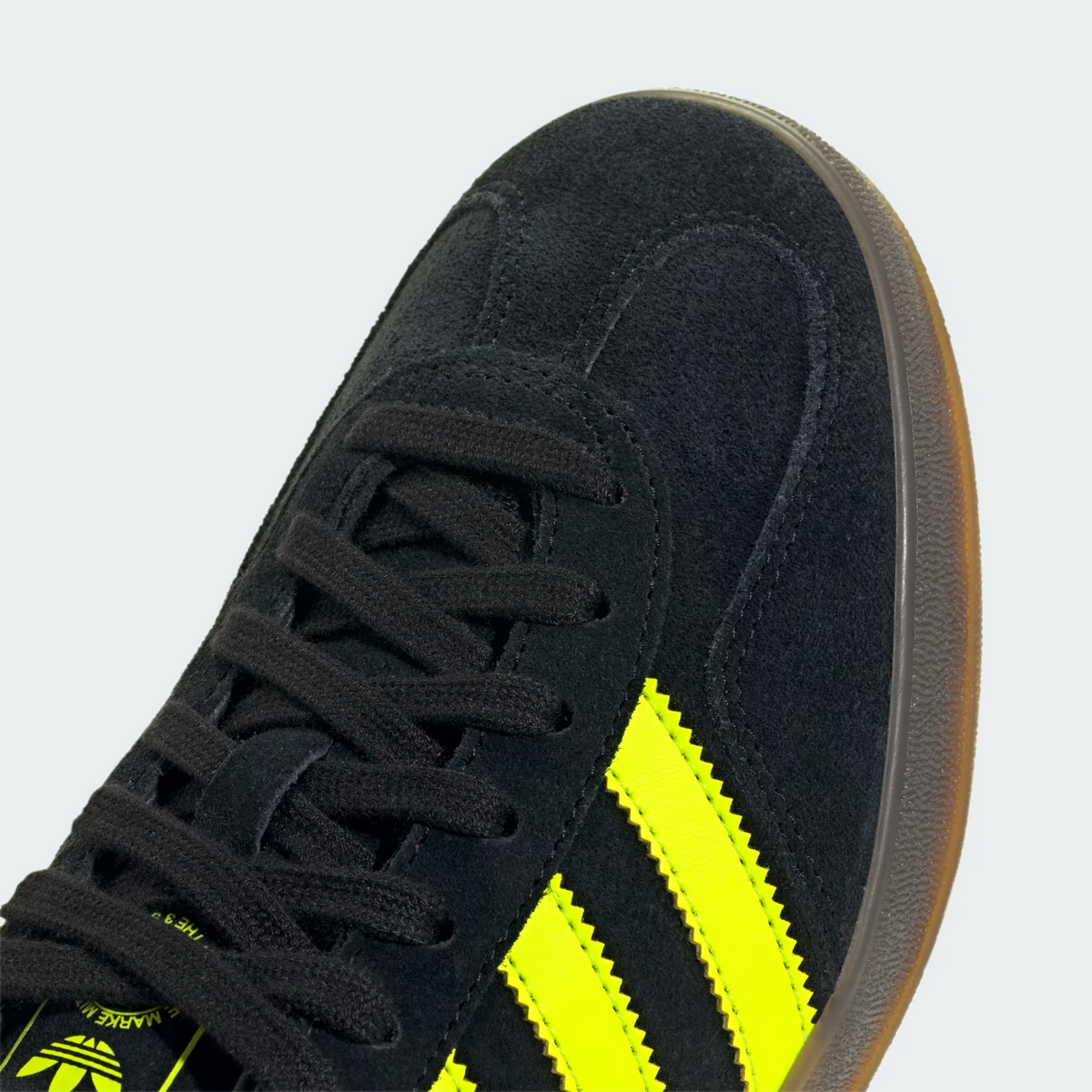 JR3841 adidas Originals Gazelle Indoor Core Black Solar Yellow Cloud   (Men's)