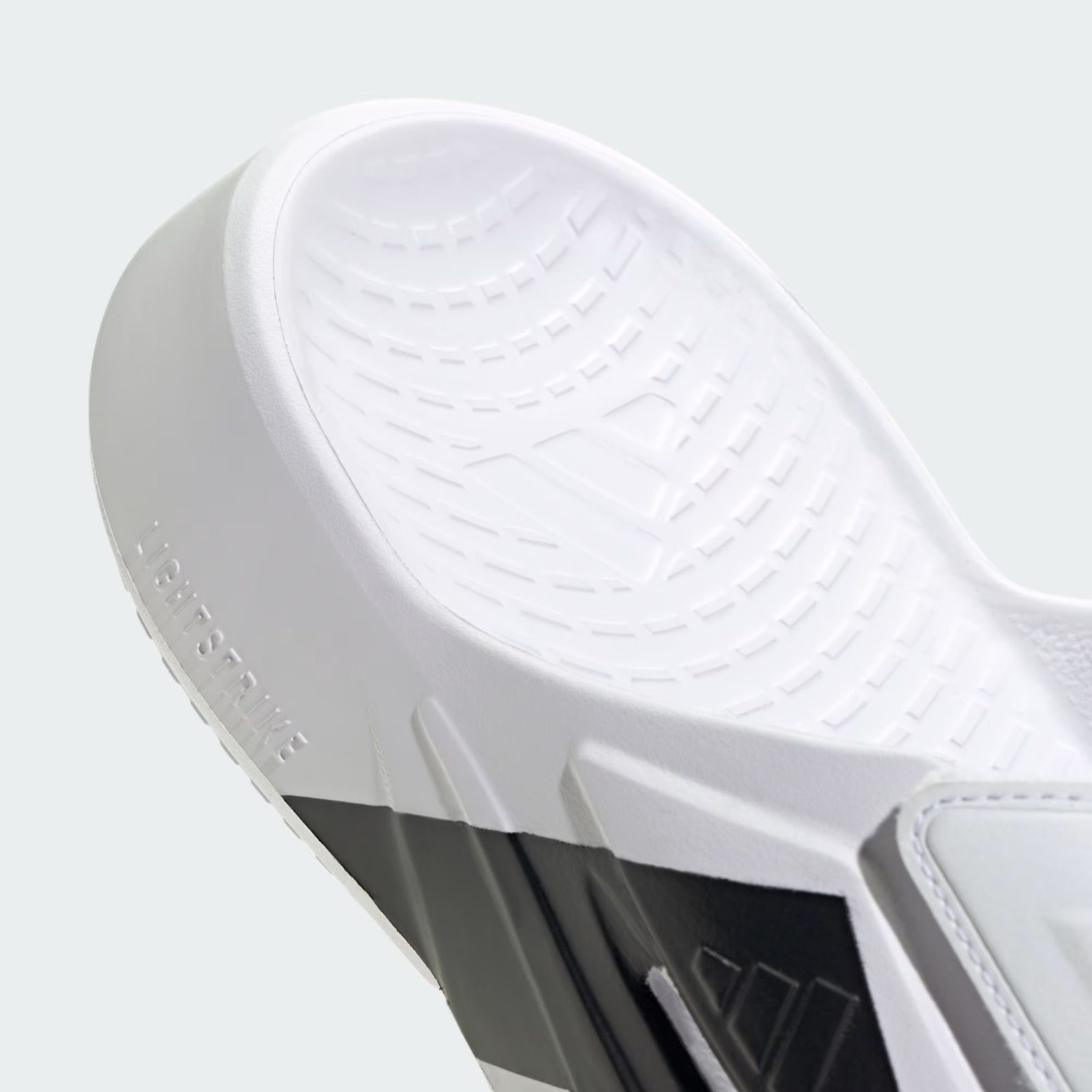 JS3584 adidas Lightblaze Slide Cloud White/Core Black (Men's)