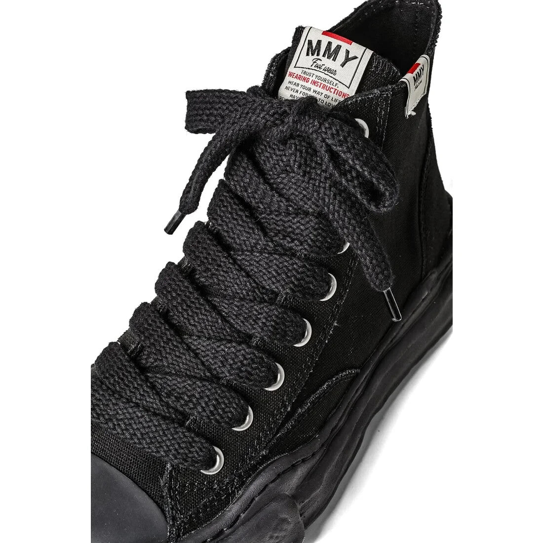 A01FW701-BLACK-BLACK Maison MIHARA YASUHIRO PETERSON Original Sole Canvas(Men's)
