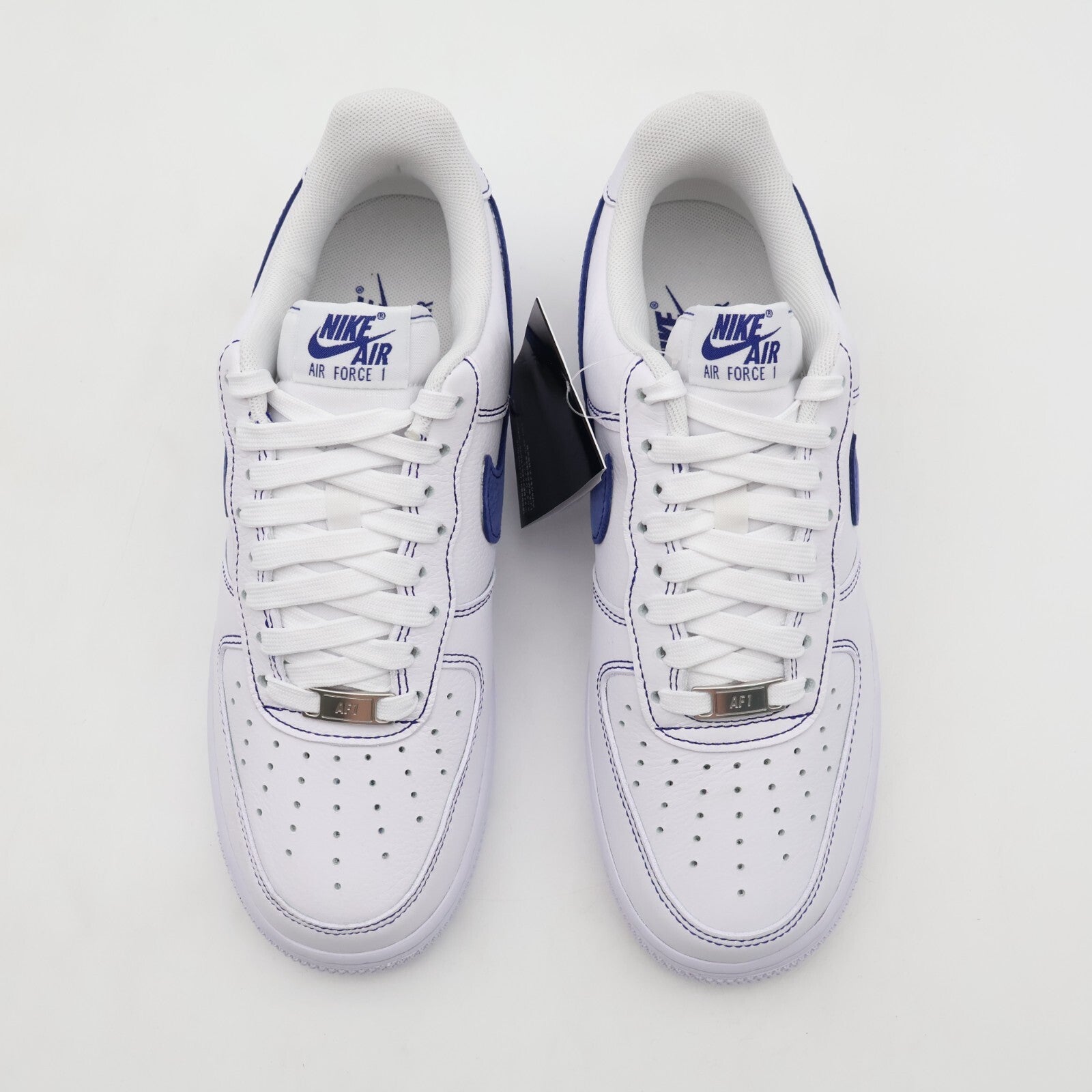 HQ2037-100 Nike Air Force 1 Low Blue Stitch (Men's)