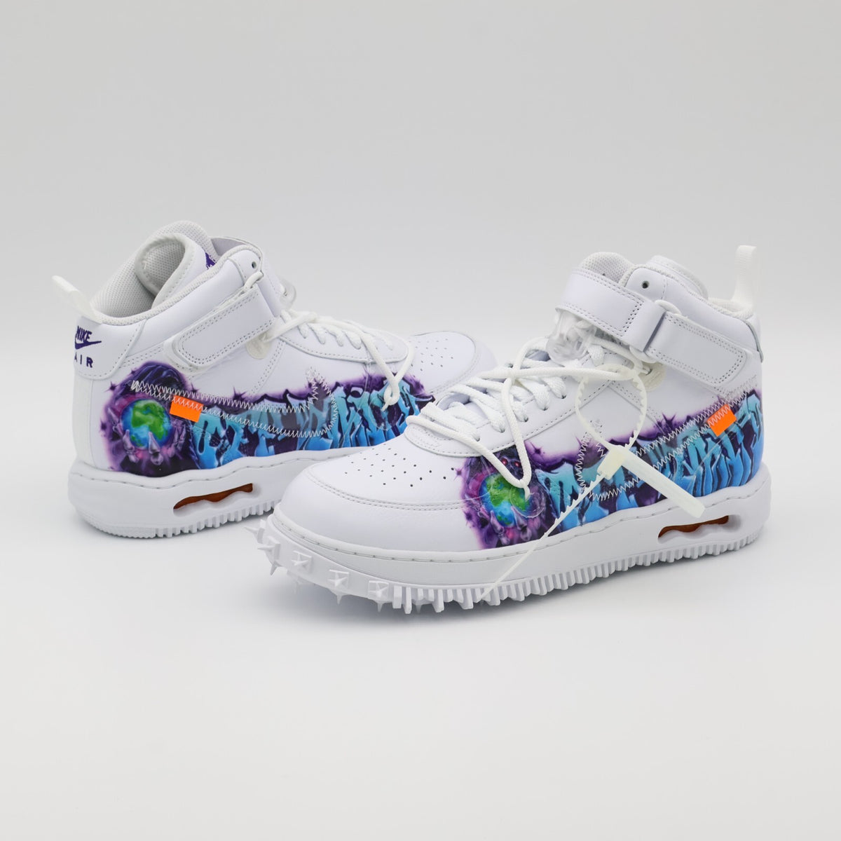 DR0500-100 Off-White Nike Air Force 1 Mid Graffiti (Men's)