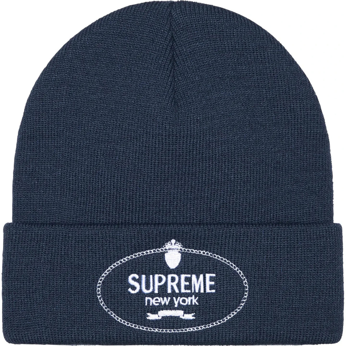 Supreme Crest Beanie Navy