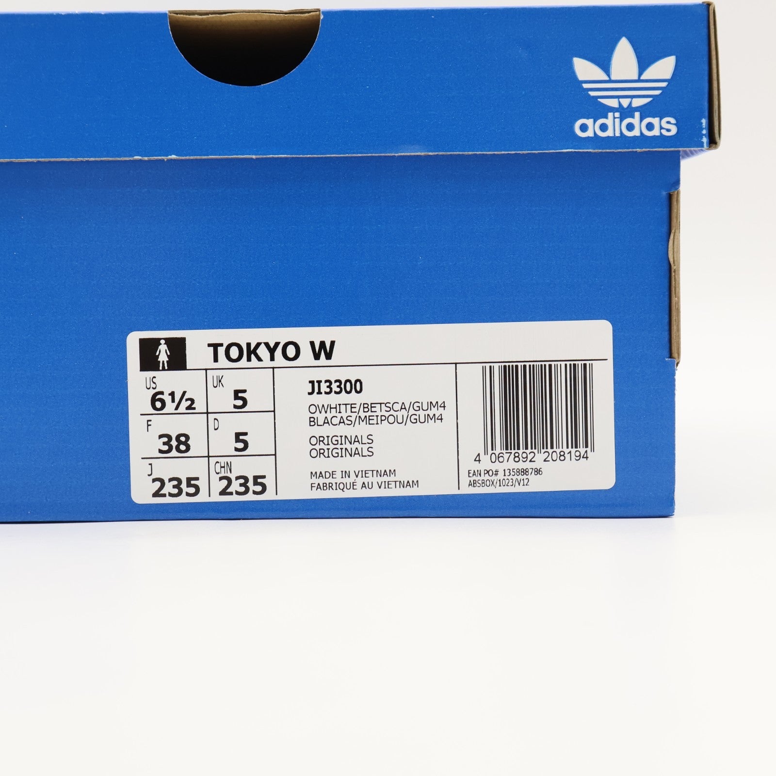 JI3300 adidas Originals Tokyo Off White Better Scarlet Gum (Women's)
