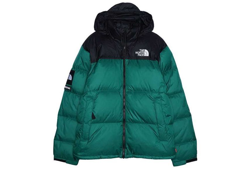 Supreme The North Face Nuptse Jacket Green