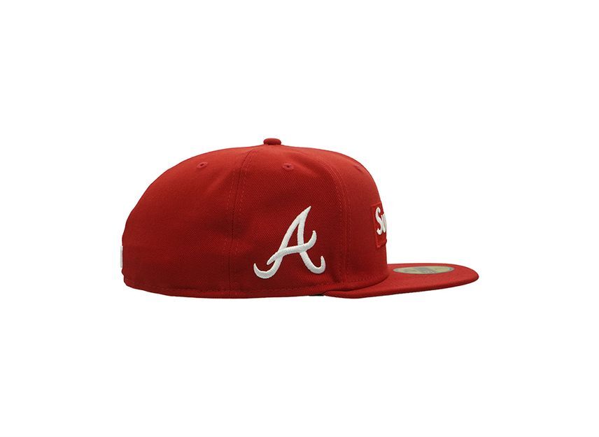 Supreme MLB Teams Box Logo New Era Red