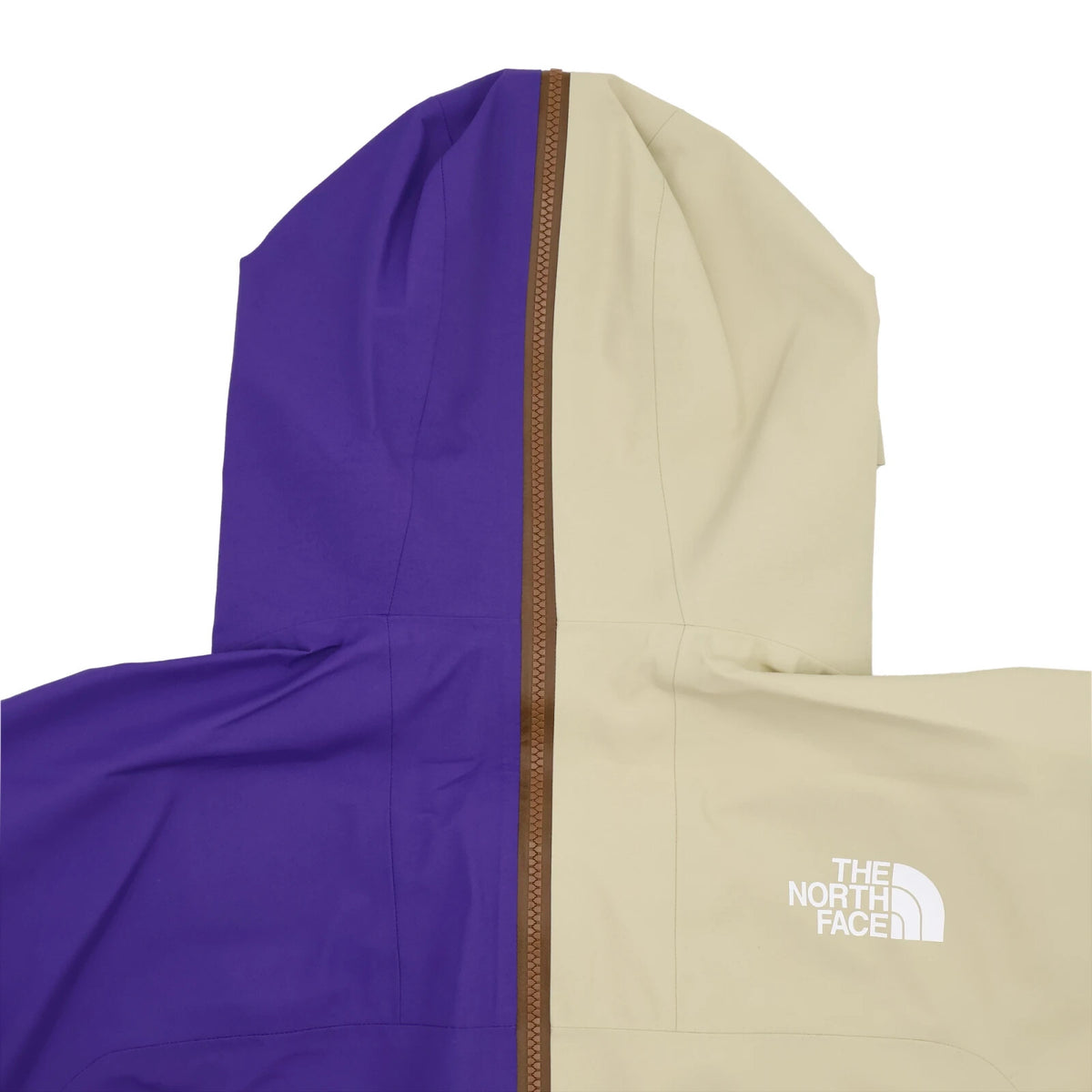 NP024011-GP Supreme The North Face Split Taped Seam Shell Jacket Tan